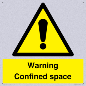 Warning Confined space